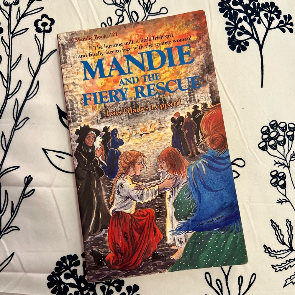 Mandie and the Fiery Rescue Book